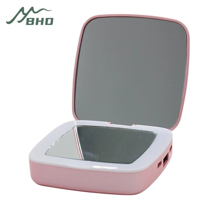 Led Folding Cosmetic Mirror Power Bank
